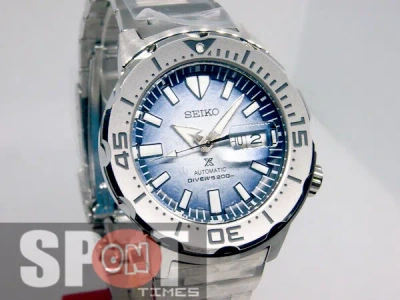 Pre-owned Seiko Prospex Monster "save The Ocean Antarctica" Automatic Men's Watch Srpg57k1