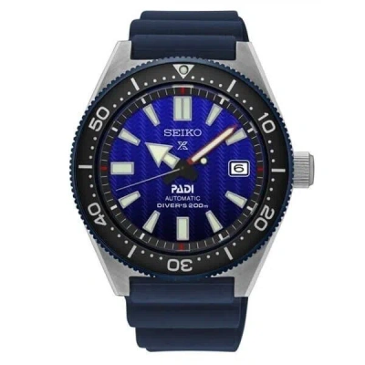 Pre-owned Seiko Prospex Padi Spb071j1 Automatic Diver Watch 62mas 6r15 Blue Luminous