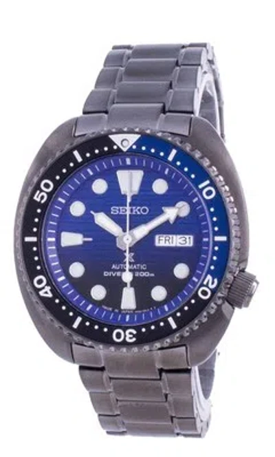 Pre-owned Seiko Prospex Save The Ocean Turtle Edition Automatic Srpd11j1 200m Mens Watch