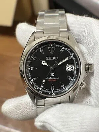 Pre-owned Seiko Prospex Sbdc087 Spb117j1 Black Stainless Steel Men's Watch In Box