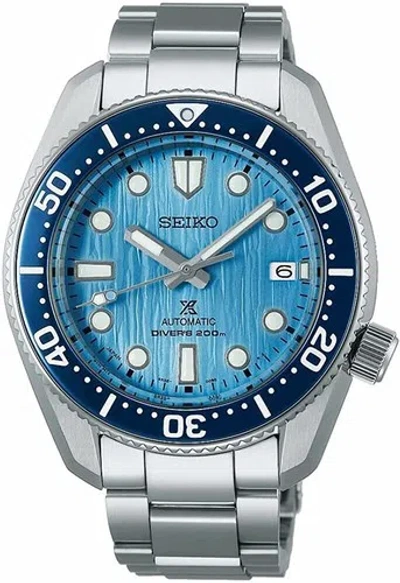 Pre-owned Seiko Prospex Sbdc167 Automatic Scuba Diver`s Save The Ocean Limited Watch Men