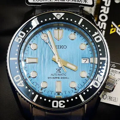 Pre-owned Seiko Prospex Sbdc167 Blue Save The Ocean Model Men's Watch In Box