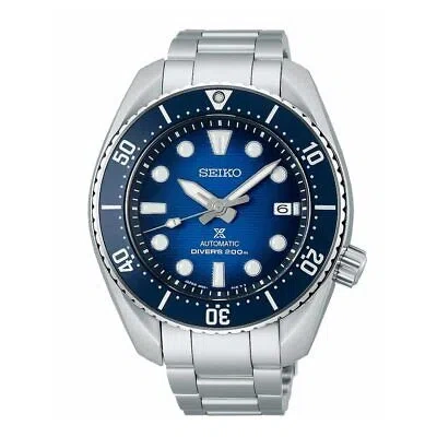 Pre-owned Seiko Prospex Sbdc175 Mechanical Automatic Men's Watch Diver Scuba Blue