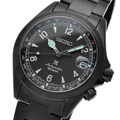 Pre-owned Seiko Prospex Sbdc185 Alpinist The Black Series Limited Edition Automatic Watch