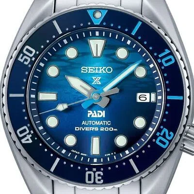 Pre-owned Seiko Prospex Sbdc189 Blue Padi Special Edition Automatic Men's Watch In Box