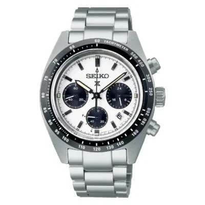 Pre-owned Seiko Prospex Sbdl085 Speed Timer Solar V192 - Metal Watch Men Chronograph