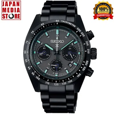 Pre-owned Seiko Prospex Sbdl103 Speedtimer The Black Series Chronograph Men Watch Japan
