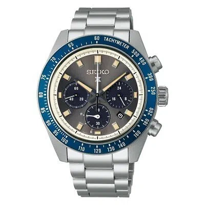 Pre-owned Seiko Prospex Sbdl111 Men Watch Box Japan Speedtimer Sport Solar Chronograph