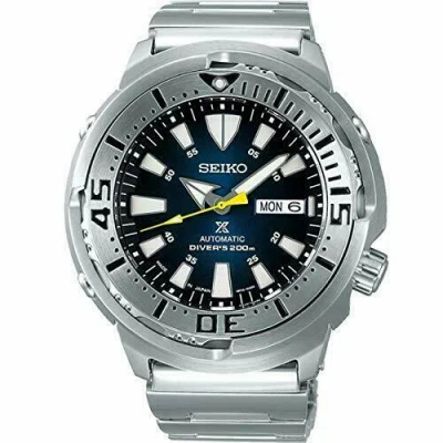Pre-owned Seiko Prospex Sbdy055 Baby Tuna Blue Dial Diver Automatic Mechanical (005b)