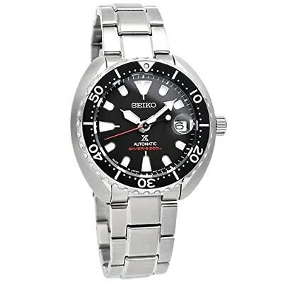 Pre-owned Seiko Prospex Sbdy085 Black Mini Turtle Mechanical Automatic Men's Watch Black