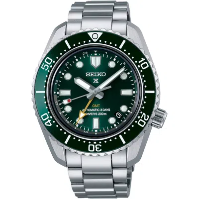 Pre-owned Seiko Prospex Sbej009 Spb381j1 Gmt Mechanical Automatic Diver 200m Watch Green