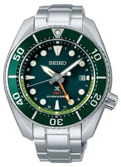 Pre-owned Seiko Prospex Sbpk001 Green Scuba Diver 200m Solar Men's Watch In Box