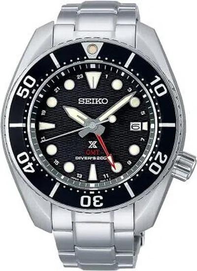 Pre-owned Seiko Prospex Sbpk003 Watch Black Dial Scuba Diver Solar Sapphire Men's