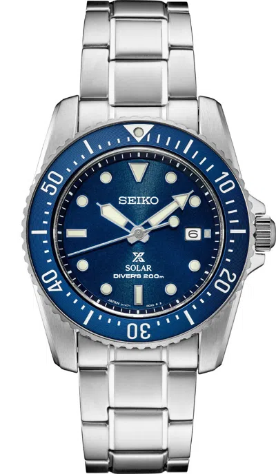 Pre-owned Seiko Prospex Sne585 38.5mm Solar-powered Men's Diver's Watch