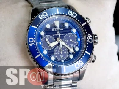 Pre-owned Seiko Prospex Solar 200m Ocean Special Edition Men's Watch Ssc675p1