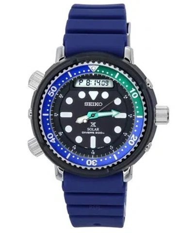 Pre-owned Seiko Prospex Solar Diver's Snj039p1 Men's Watch