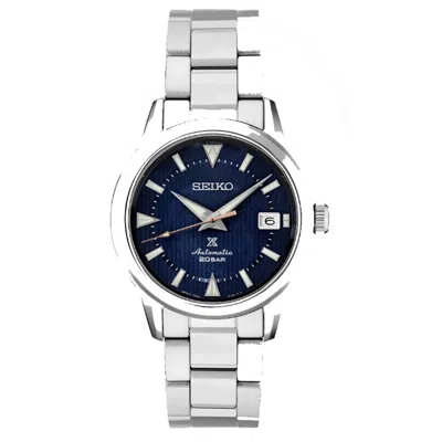 Pre-owned Seiko Prospex Spb249 Blue Patterned Dial Steel Bracelet Automatic Men's Watch