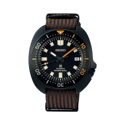 Pre-owned Seiko Prospex Spb257j1 The Black Series Ed 42.7mm Automatic Diver Watch