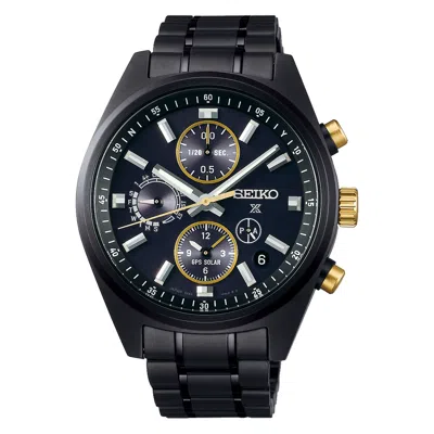 Pre-owned Seiko Prospex Speedtimer 42 Mm 100th Anniversary Le Gps Solar Watch Ssh169j1
