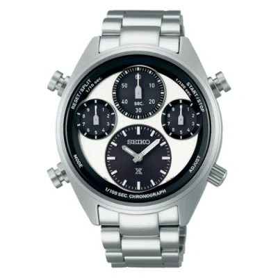 Pre-owned Seiko Prospex Speedtimer Chronograph Solar Watch Sber001 / Sfj001 Usus