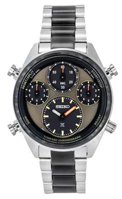 Pre-owned Seiko Prospex Speedtimer Limited Edition Chronograph Sfj005p1 100m Mens Watch