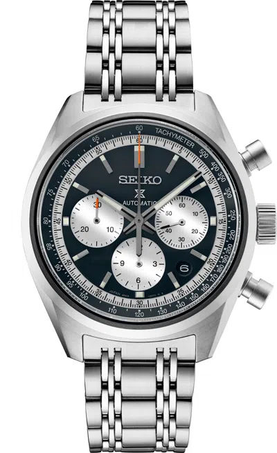 Pre-owned Seiko Prospex Speedtimer Mechanical 45.5mm Chronograph Limited Edition Srq049