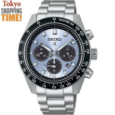 Pre-owned Seiko Prospex Speedtimer Sbdl109 Solar Chronograph Sapphire Glass Men Watch