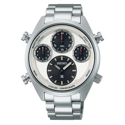 Pre-owned Seiko Prospex Speedtimer Sfj009p1 110th Anniversary Laurel Limited Edition Watch
