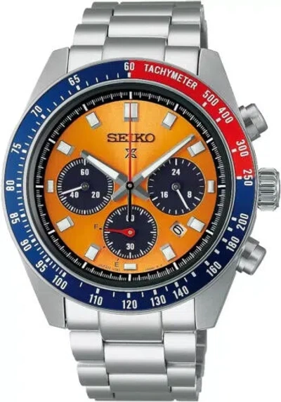 Pre-owned Seiko Prospex Speedtimer Solar Chronograph Watch Sbdl117 / Ssc947 Usus
