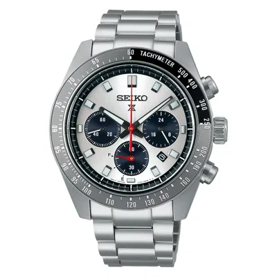 Pre-owned Seiko Prospex Speedtimer Solar Men's Watch Ssc911p1 (fedex 2 Day Shipping)