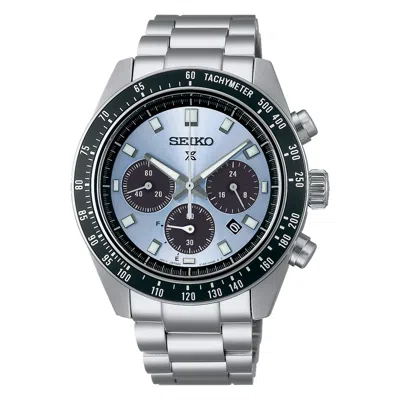 Pre-owned Seiko Prospex Speedtimer Stainless Steel Bracelet Men's Watch Ssc935