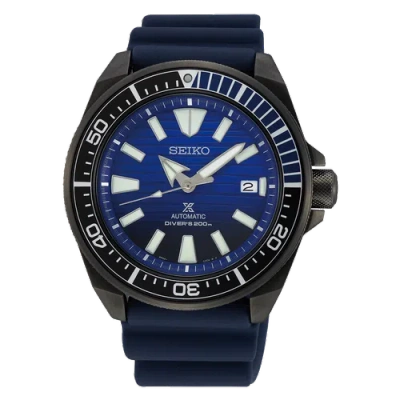 Pre-owned Seiko Prospex Srpd09k1 Special Edition Blue Silicone Automatic Divers Watch Us4