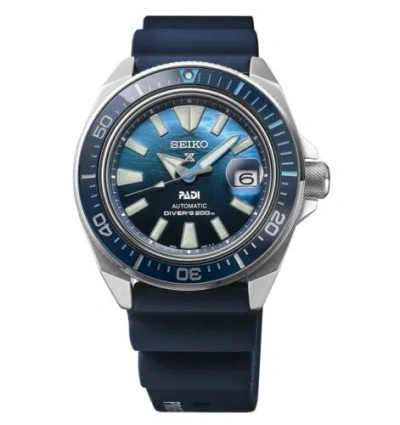 Pre-owned Seiko Prospex Srpj93k1 King Samurai Padi Great Blue Dial Diver 200m Srpj93