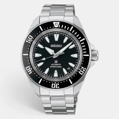 Pre-owned Seiko Prospex Srpl13k1 Black Dial Stainless Steel Men's Wristwatch 41.7 Mm