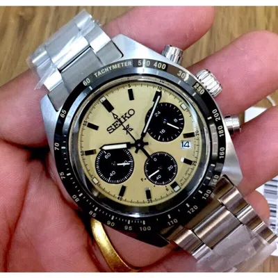 Pre-owned Seiko Prospex Ssc817p1 Speedtimer Chronograph Automatic Sapphire Men Solar Watch