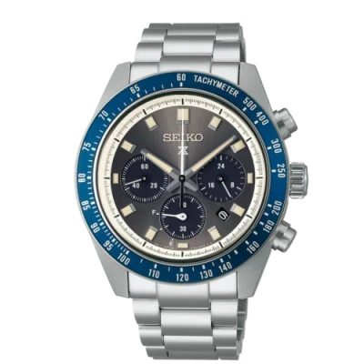 Pre-owned Seiko Prospex Ssc939p1 Solar Sapphire Speedtimer Chronograph Tachymeter Function