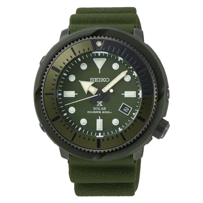 Pre-owned Seiko Prospex Street Series Solar Diver's 200m Sne535p1