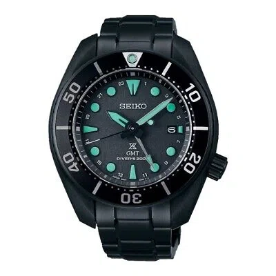 Pre-owned Seiko Prospex Sumo Sbpk007 Black Diver Mechanical Men's Watch In Box