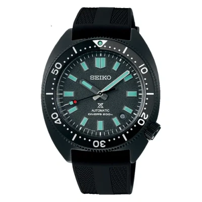Pre-owned Seiko Prospex "the Black Series"turtle Automatic Watch Spb335j1 / Sbdc183 Usus