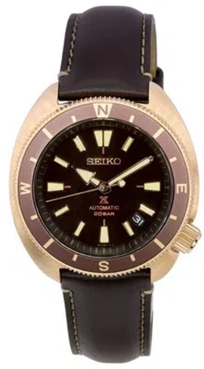 Pre-owned Seiko Prospex Tortoise Land Edition Automatic Diver Srpg18k1 200m Mens Watch