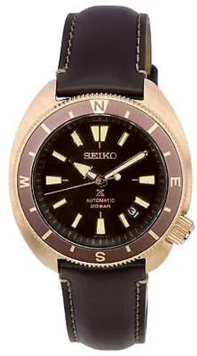 Pre-owned Seiko Prospex Tortoise Land Edition Automatic Divers 200m Mens Watch Srpg18k1
