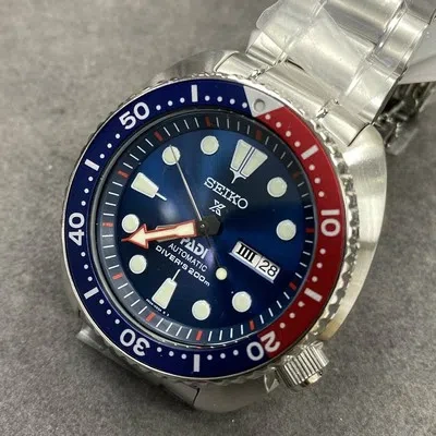 Pre-owned Seiko Prospex Turtle Padi Srpe99k1 Automatic 200m Divers Box Set Srpa21