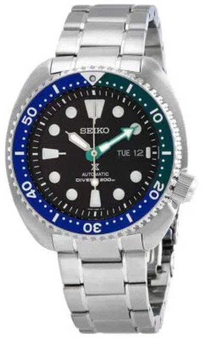 Pre-owned Seiko Prospex Turtle Tropical Lagoon Special Edition Srpj35k1 200m Mens Watch