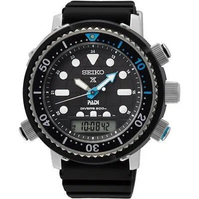 Pre-owned Seiko Prospex X Padi Snj035p1 ‘commando Arnie' Hybrid Diver's Limited 4000