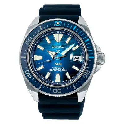 Pre-owned Seiko Prospex"great Blue"samurai Scuba Padi Special Edition Srpj93j1(fedex 2d)