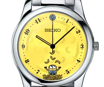 Pre-owned Seiko Psl  X Minions Collaboration Watch Limited Edition From Japan Pre Order