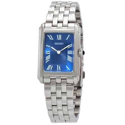 Seiko Quartz Blue Dial Ladies Watch Swr085p1 In Metallic