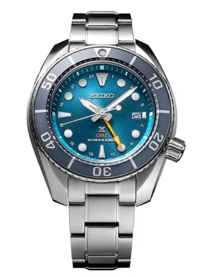 Pre-owned Seiko Quartz Blue Dial Stainless Steel Men's Analog Round Wrist Watch Sfk001