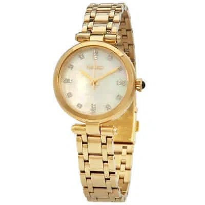 Pre-owned Seiko Quartz Crystal White Dial Ladies Watch Srz536p1