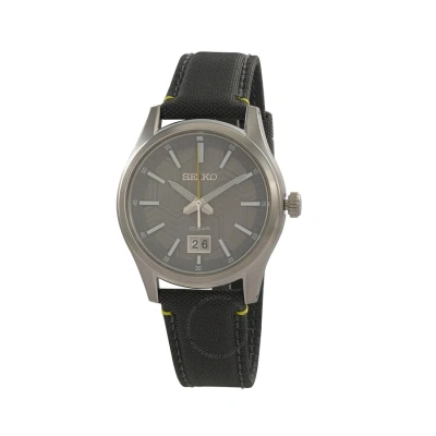 Seiko Quartz Grey Dial Men's Watch Sur543